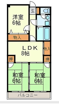 【間取り】 | 三浦第二ビル