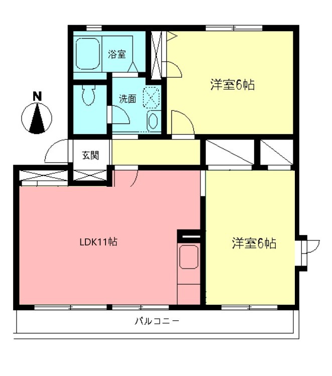 エトワール山崎の間取り