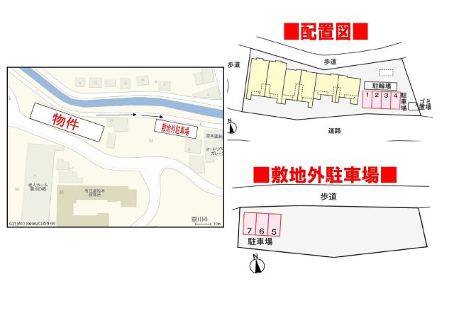 フロッグスリープの区画図