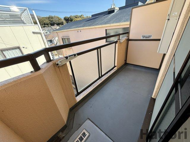 ロイヤルコート上池田のバルコニー