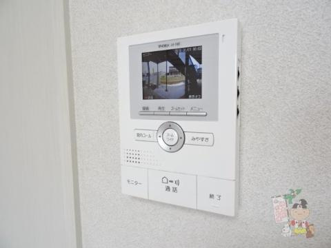 グランドソレーユのセキュリティ|カメラ付インターホン