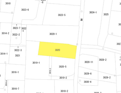 【土地図】 | 宮崎町字本町戸建て