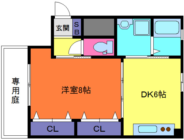 アルユータ六甲道の間取り