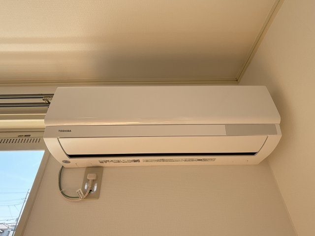 新美ハイツのバルコニー