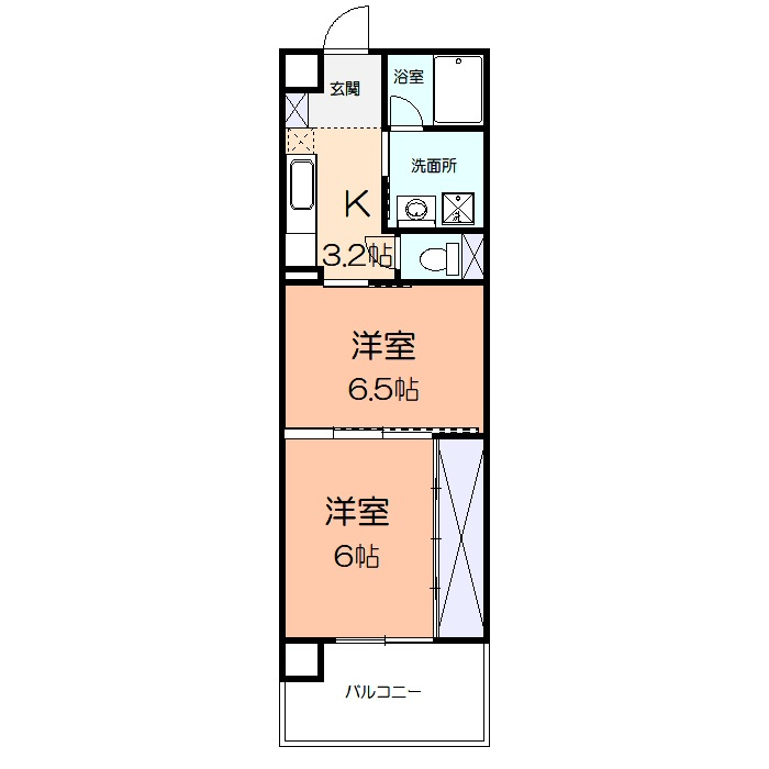 グリーンハイム5の間取り