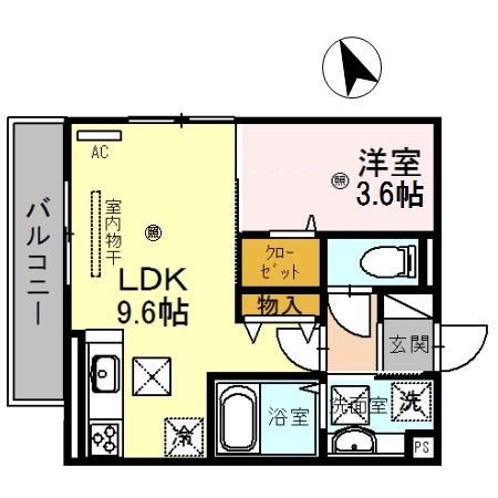D-room新在家の間取り