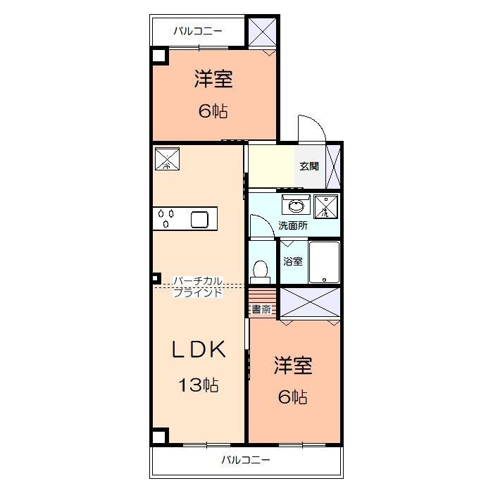 ホワイトハウス荏子田の間取り