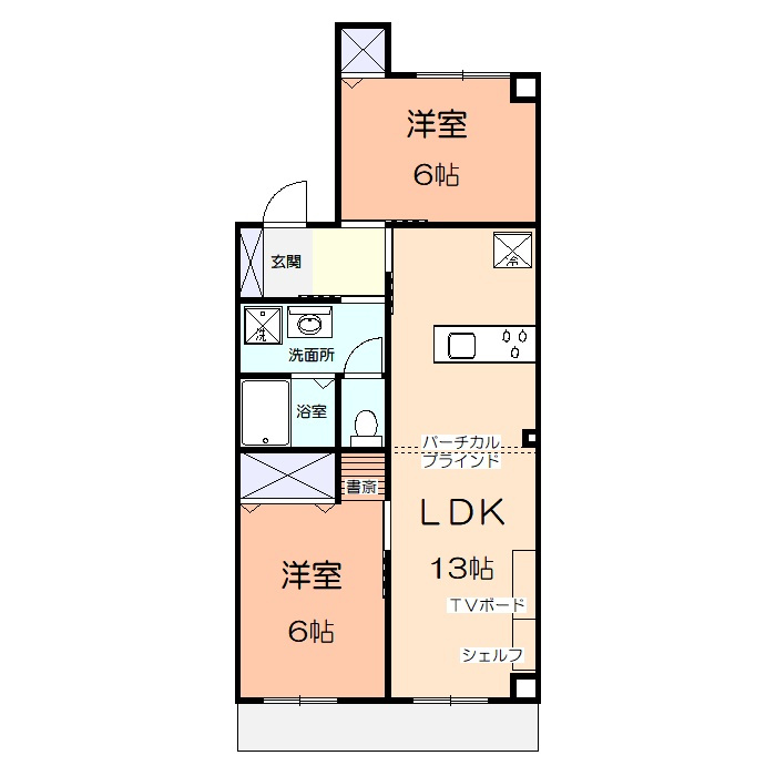ホワイトハウス荏子田の間取り