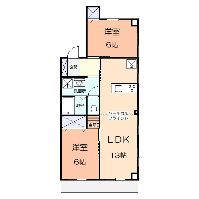 ホワイトハウス荏子田の間取り