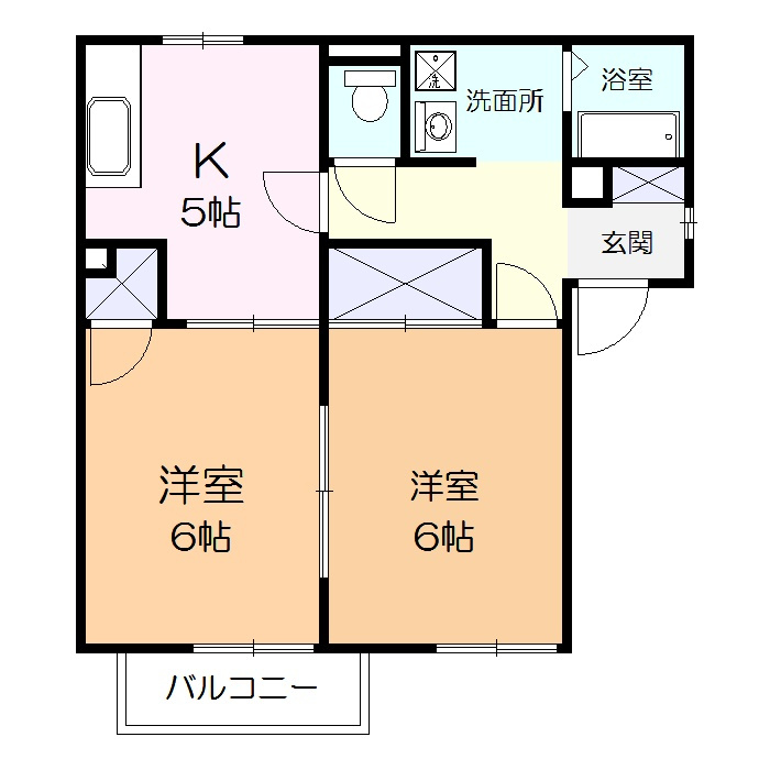 グリーンヒル1995の間取り