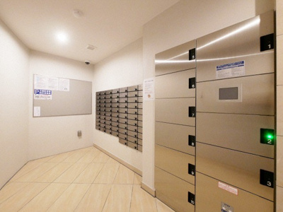 【その他共用部分】 | アドバンス難波ラシュレ | 宅配ボックスです