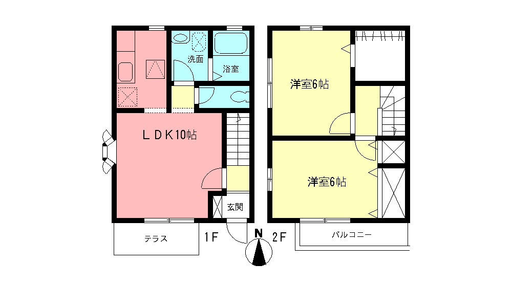 トーラス秋葉台の間取り