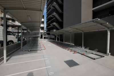 【その他共用部分】 | リヴェント難波サウス | 駐輪場です