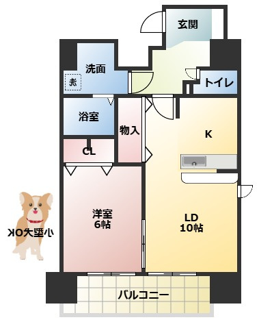 SWISS梅田東の間取り