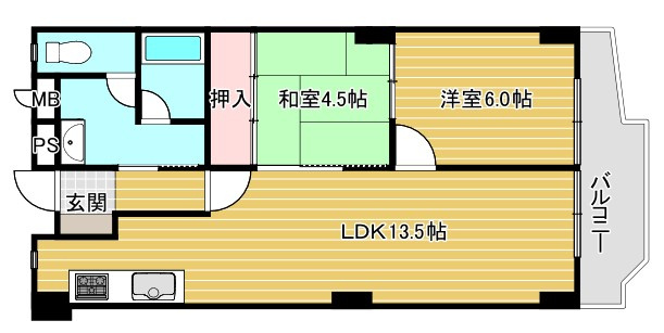 【間取り】 | 岡本センチュリーマンション