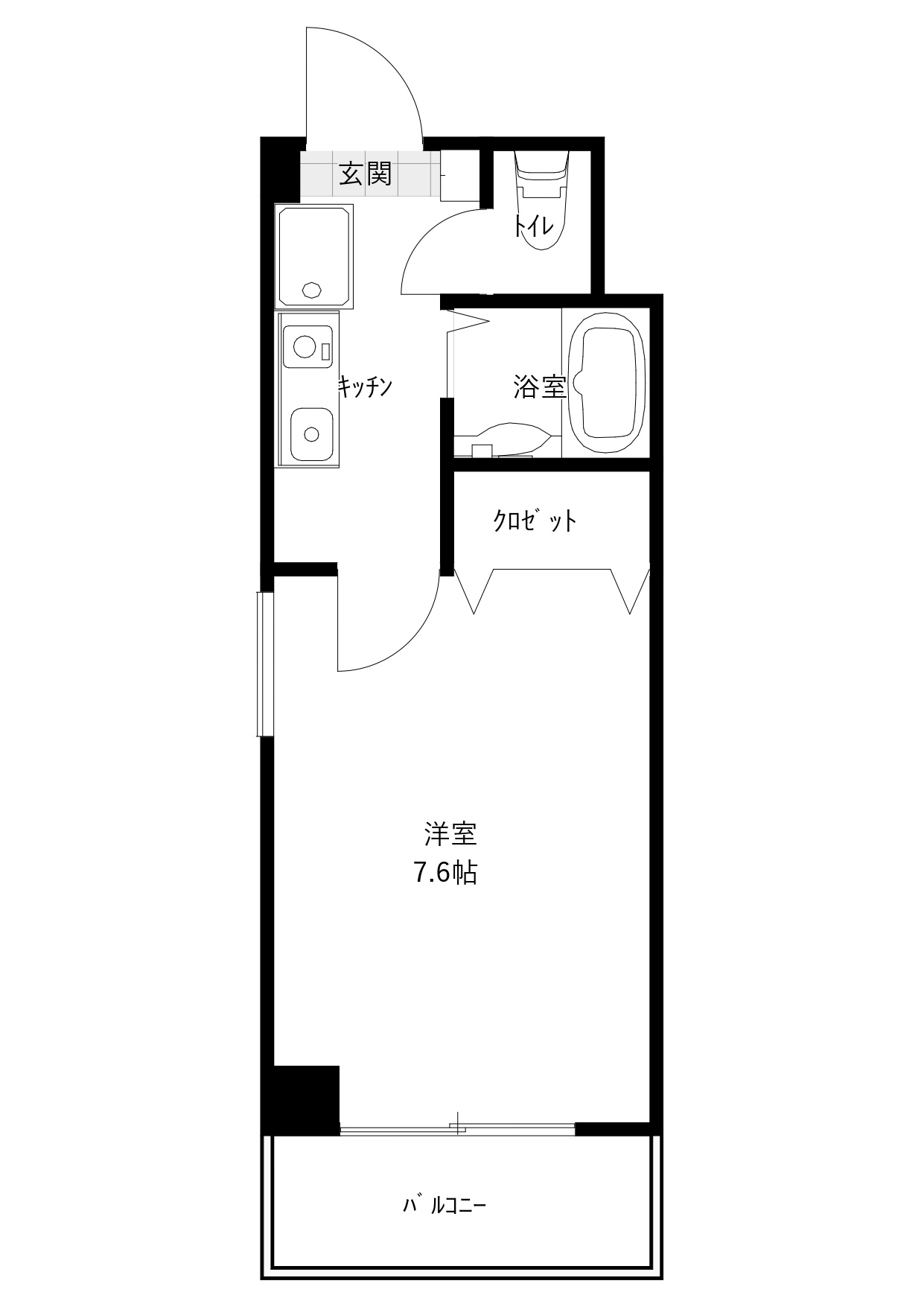 コンフォート藤江の間取り