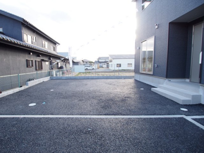 【駐車場】 | Cradle garden　本宮市高木第７　３号棟