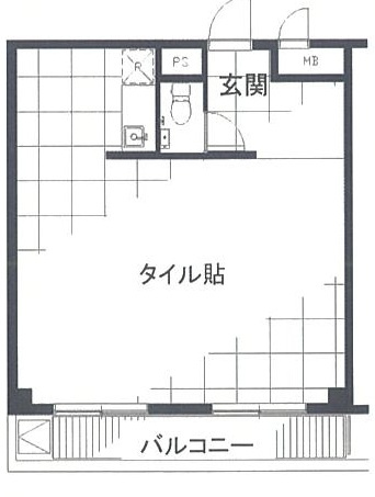 第5スカイビルの間取り