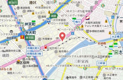 【地図】 | フォーリアライズ大阪ウエストベイ