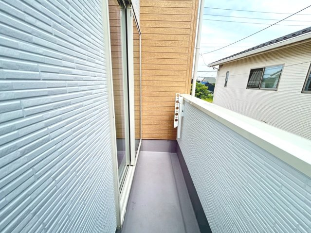 リナージュ　一宮市馬見塚第1期　全2区画分譲のバルコニー|バルコニーは南向きで洗濯物もよく乾きます！