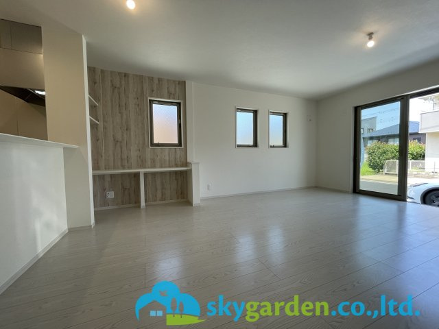 茅ヶ崎市柳島1期　新築戸建　全2棟1号棟の居間・リビング