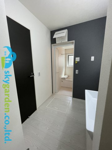 茅ヶ崎市柳島1期　新築戸建　全2棟1号棟の脱衣所