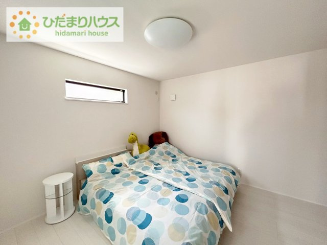 日立市金沢町4丁目　新築戸建の寝室|白を基調とした開放感あふれるルームデザイン(^^)