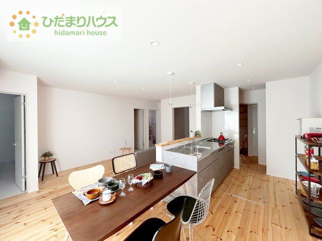 日立市金沢町4丁目　新築戸建の居間・リビング|大型テレビに大型ソファー(^^)どんなインテリアにしますか？