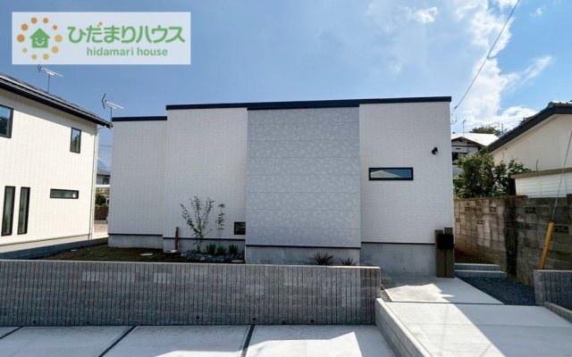 日立市金沢町4丁目　新築戸建の外観|外観がインパクトのあるオシャレなデザイナーズハウス♪