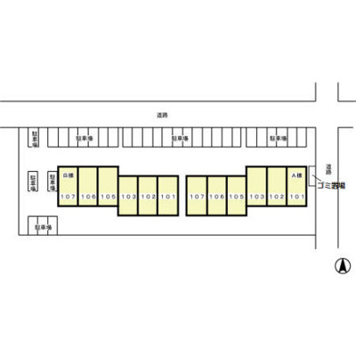 【区画図】 | パークアベニュー　Ａ