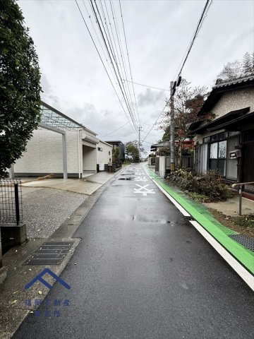 西区今津　戸建ての前面道路含む現地写真