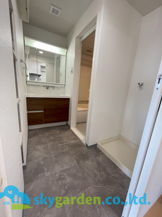 クリオ藤沢善行伍番館の独立洗面台