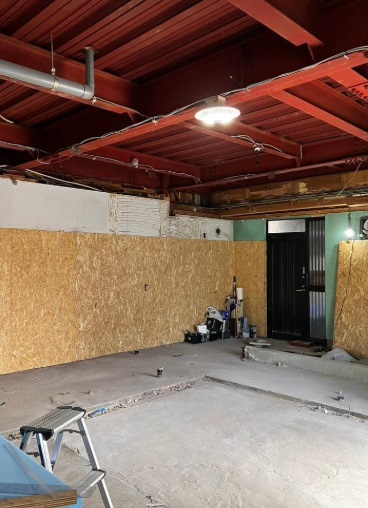 比企郡川島町大字上伊草の倉庫の内装