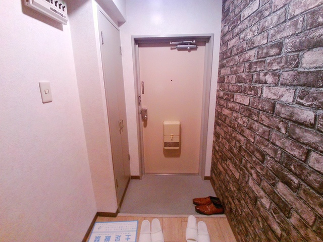 グリーンハイツ山水Ｃ棟の玄関