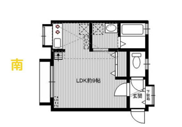 パステルコートEASTの間取り