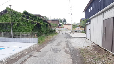【前面道路含む現地写真】 | 入間市鍵山2丁目・全3棟　新築一戸建　2号棟　～IDS工法～