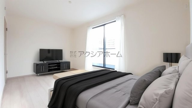 入間市鍵山2丁目・全3棟　新築一戸建　3号棟　～IDS工法～の寝室|2階 洋室7.5帖（家具はCG画像での表示になります）