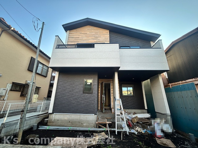 ◎藤沢市打戻　新築戸建◎の外観|2025.10.17撮影◇