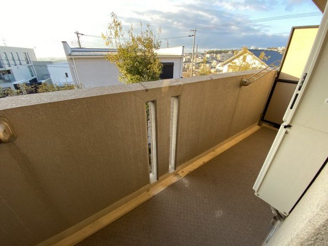 メルベーユ朝日ケ丘のバルコニー
