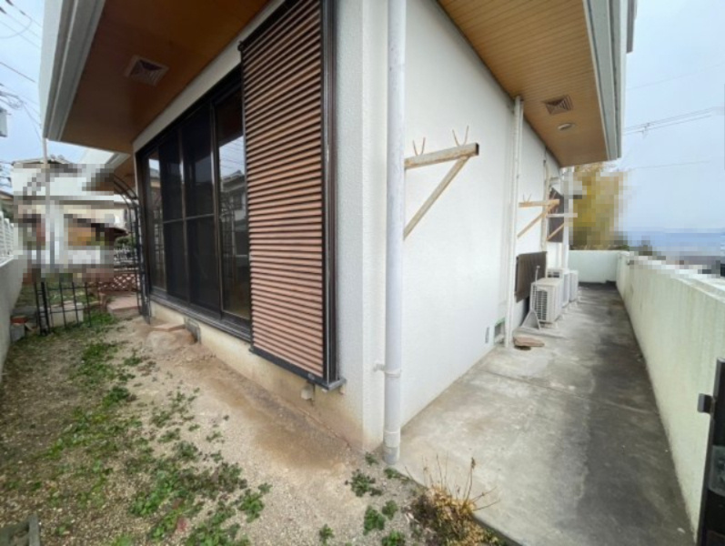 【価格改定】向日市寺戸町西野の庭|１階外周