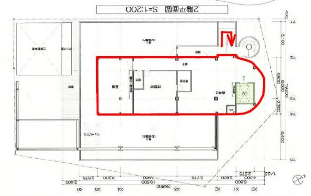 千躰店舗の区画図
