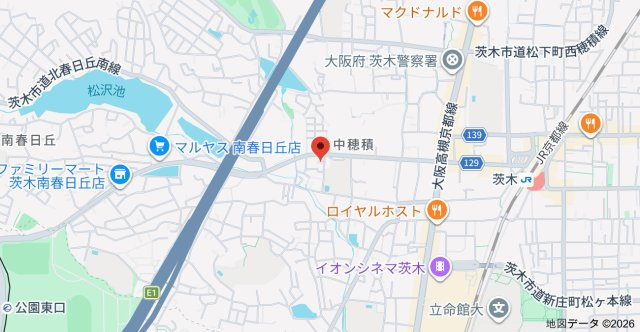 アイ・ウエスト茨木の地図