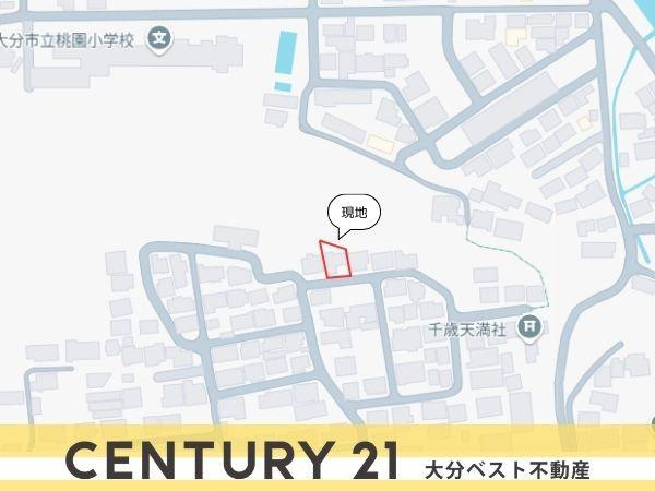 千歳　土地の土地図|※図面と現況が異なる場合は現況を優先。