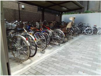 コンフォリア九段のその他共用部分|駐輪場