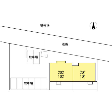 レストルージュ泉の区画図