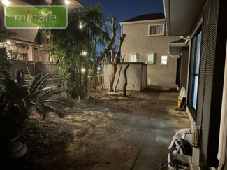 【外観】 | 販売現地
夜のお庭は雰囲気が出ますね。