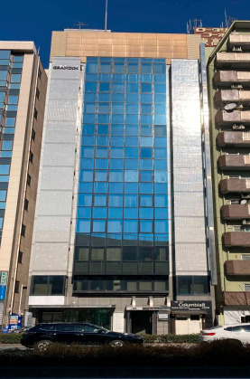 上本町グランディムの外観|外観は落ち着いています