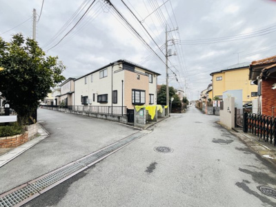 【前面道路含む現地写真】 | 柏の葉キャンパス（徒歩18分）4LDK戸建て