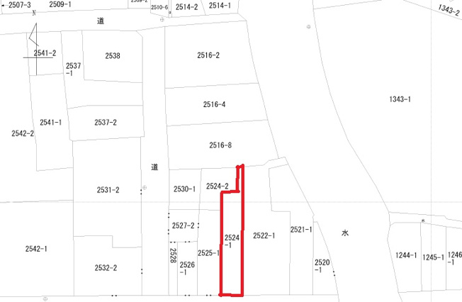 【土地図】 | 磐田市見付本通り　売土地