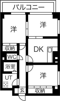 【間取り】 | エスポワールメゾン神郷(しんごう)